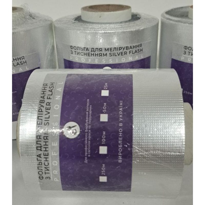 Фольга перукарська текстурна  11см  250 метрів 12мк